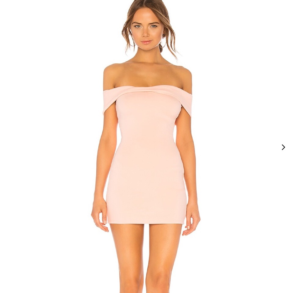 Lovers + Friends Danika Strapless Blush Dress